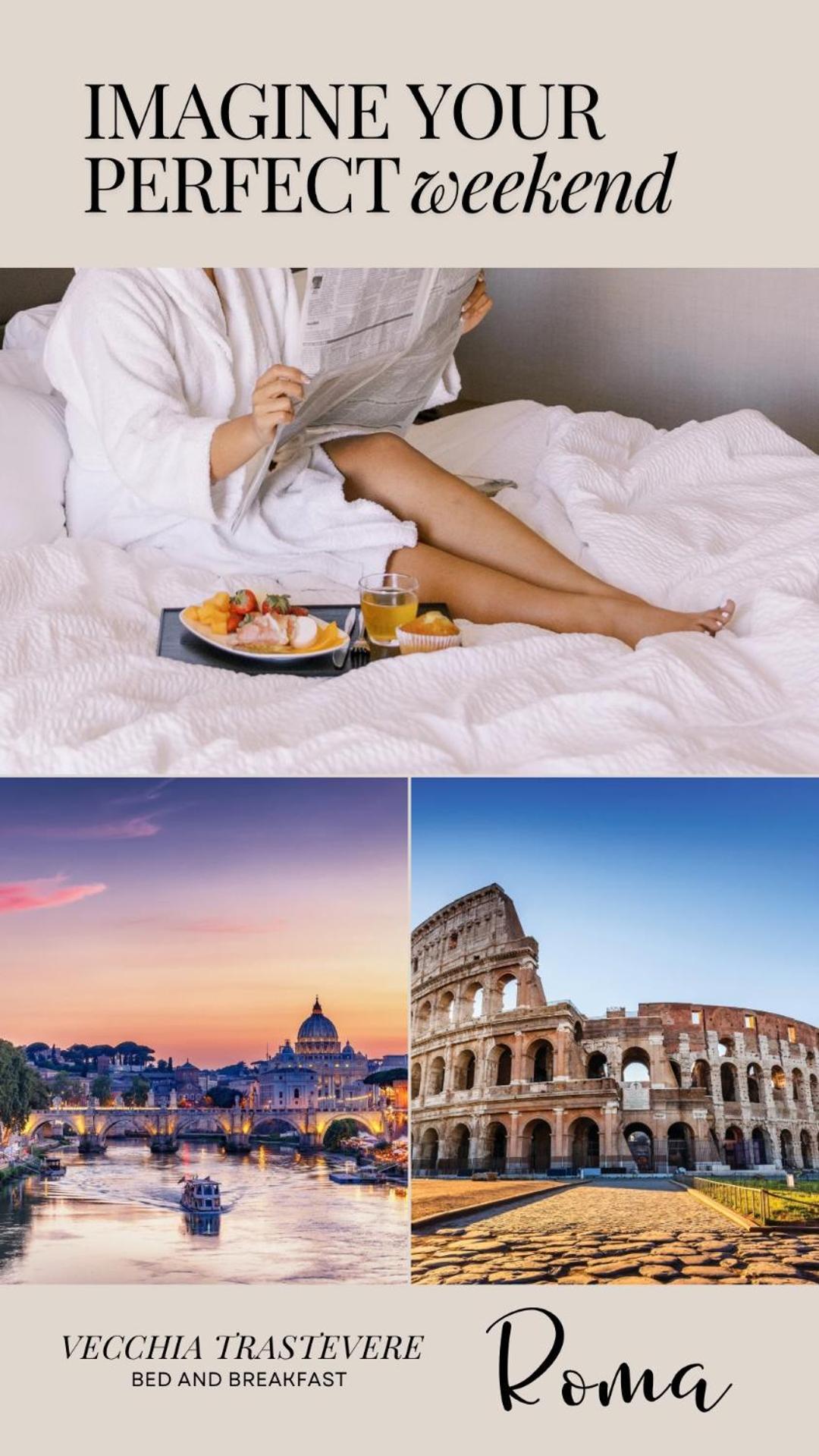 Vecchia Trastevere Bed And Breakfast โรม ภายนอก รูปภาพ